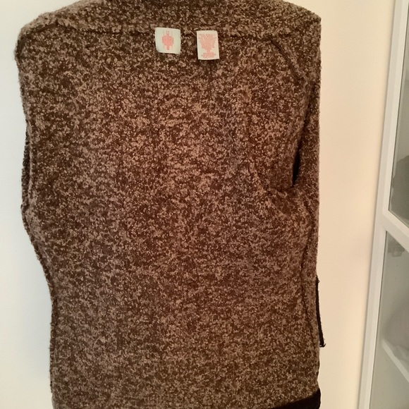 Anthropologie HWR Soft Boucle Velvet Cardigan Jacket Size Medium - Picture 6 of 7